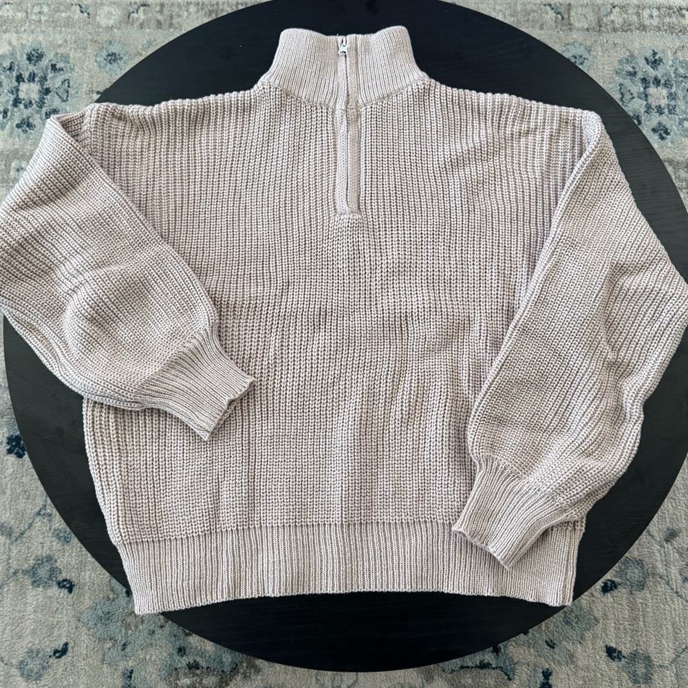 Cozy Knit Sweater - Tan